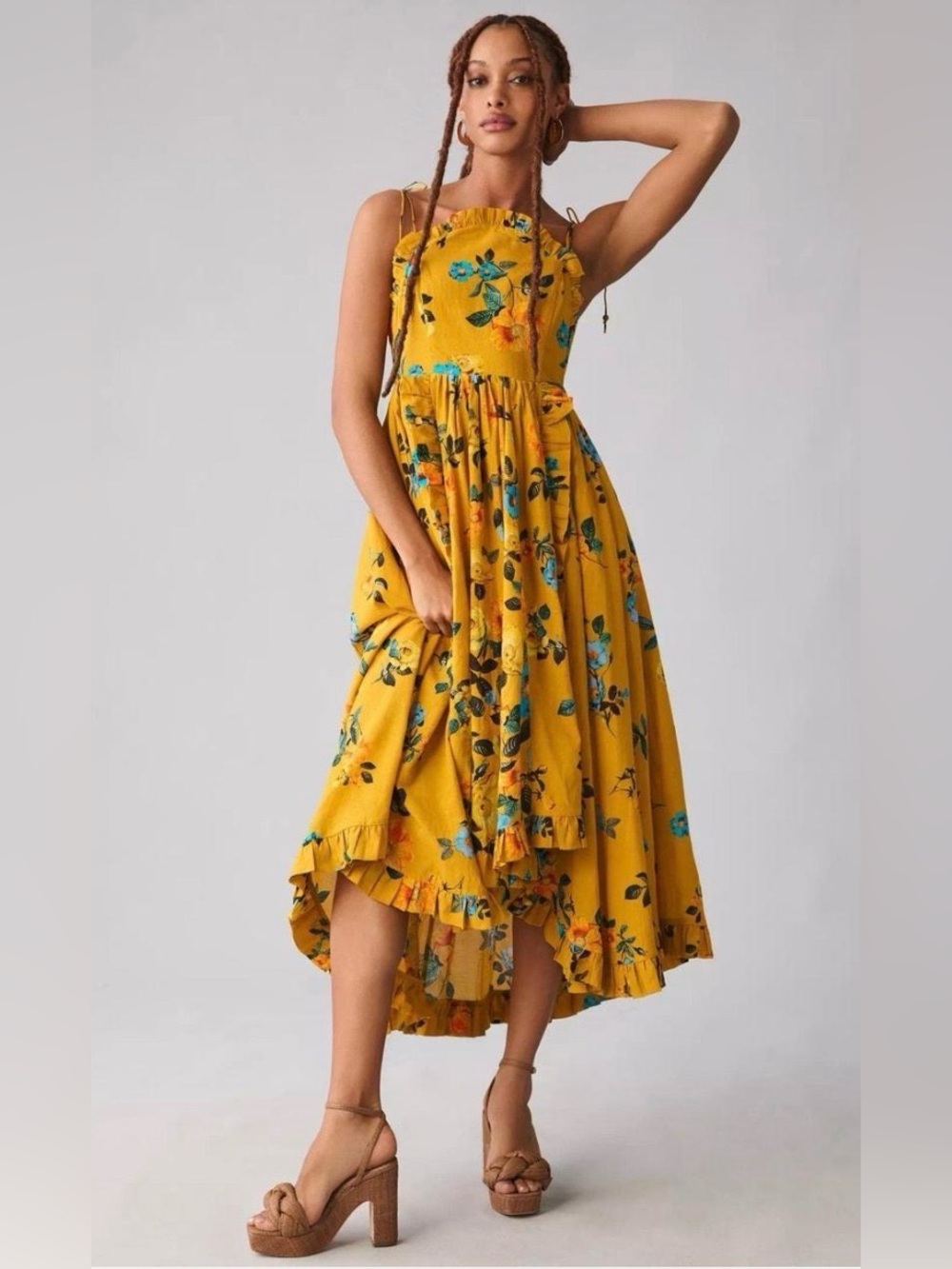 Sweet Cottagecore Maeve Floral Dress